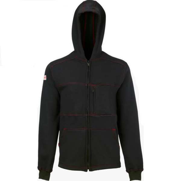 Zip front hooded sweatshirt sale