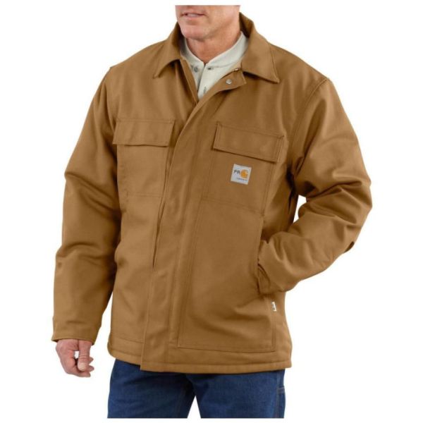 CARHARTT FR TRADITIONAL DUCK COAT QUILT LINED