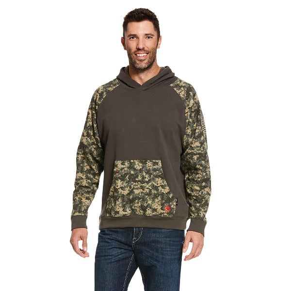 ARIAT FR DURASTRETCH PATRIOT HOODED SWEATSHIRT