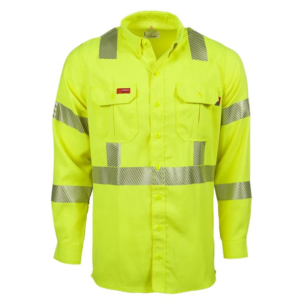 LAPCO FR MODERN HI-VIS WORK SHIRT - CLASS 3